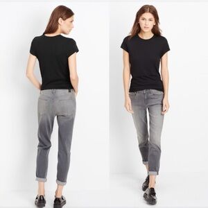 Vince jeans womens size 28 Mason relaxed rolled gray Rose wood